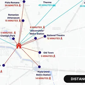 Appartamento Modern & Spacious - Prime Location Near Bucharest's Old Town, Bucarest